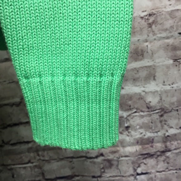Ralph Lauren Green Zipper Cardigan Sweater - Picture 6 of 7